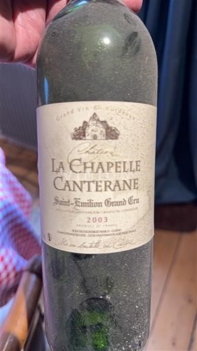 Bordeaux Saint-Émilion Grand Cru La Chapelle Canterane 2011