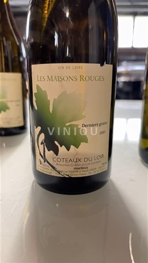 Thung lũng sông Loire Coteaux-du-Loir Les Maisons Rouges Derniers grains 2005