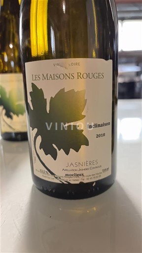 Thung lũng sông Loire Jasnières Les Maisons Rouges Inclinaison 2018