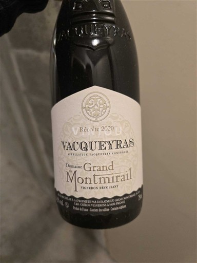 Valle del Rodano Vacqueyras Domaine Grand Montmirail 2020