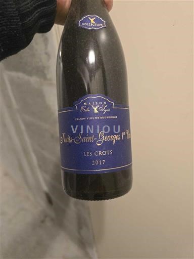 Bourgogne Nuits-saint-georges Premier Cru Maison Edouard Delaunay Les Crots 2017