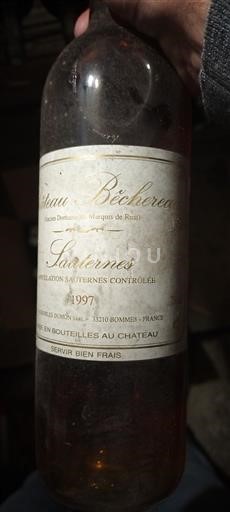 Bordeaux Sauternes Château Béchereau 1997