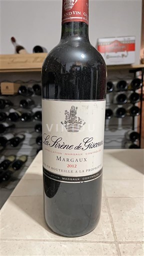 Bordeaux Margaux Giscours La Sirène de Giscours 2012