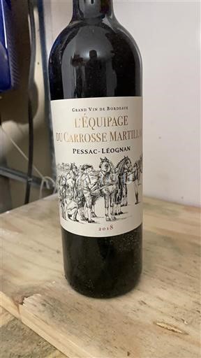 Bordéus Pessac-Léognan Carrosse Martillac L'Équipage du Carrosse Martillac 2018