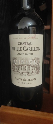 Bordeaux Saint-Émilion Château Jupille Carillon Amélie 2016