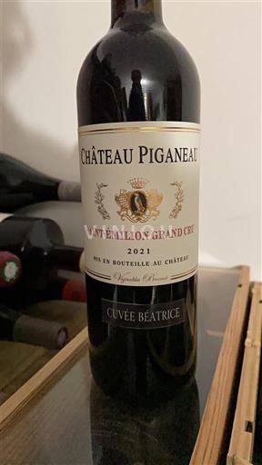 Bordeaux Saint-Émilion Grand Cru Grand Cru Château Piganeau Béatrice 2021