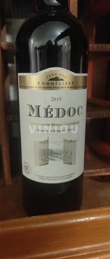 Bordeaux Médoc Club des Sommeliers 2019