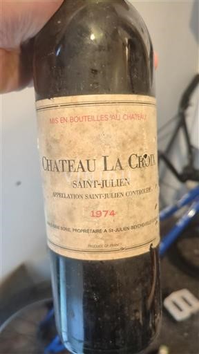 Bordeaux Saint-Julien Château La Croix 1974