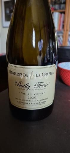Bourgogne Pouilly-fuissé Premier Cru Domaine La Chapelle Vieilles Vignes 2020