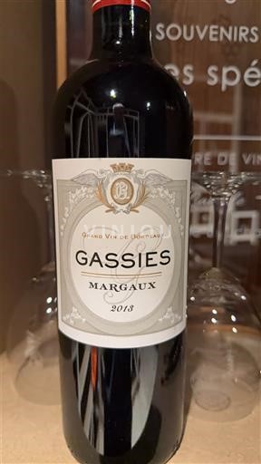 Bordeaux Margaux Gassies 2013
