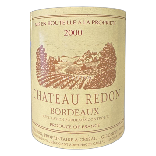Burdeos Bordeaux Château Redon 2000