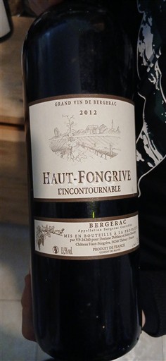 Tây Nam Bergerac Haut-Fongrive L'Incontournable 2012