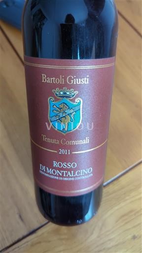 Toscana Rosso di Montalcino Bartoli Giusti Tenuta Comunali 2011