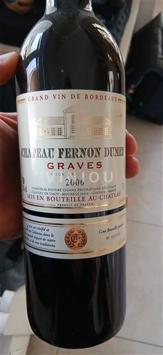 Bordeaux Graves Château Fernon Dumeynieu 2006