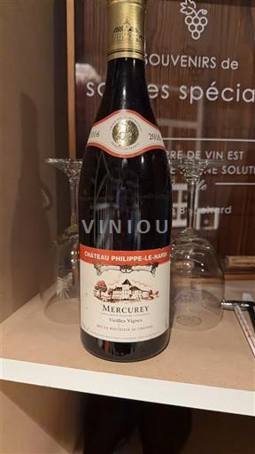 Bourgogne Mercurey Château Philippe-le-Hardi Vieilles Vignes 2016