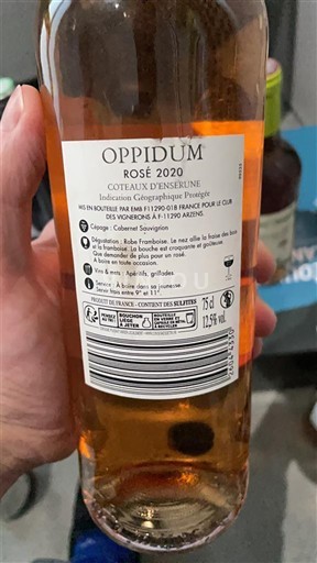 Languedoc in Roussillon Coteaux d'Ensérune Les Vignerons d'Ensérune Oppidum 2020