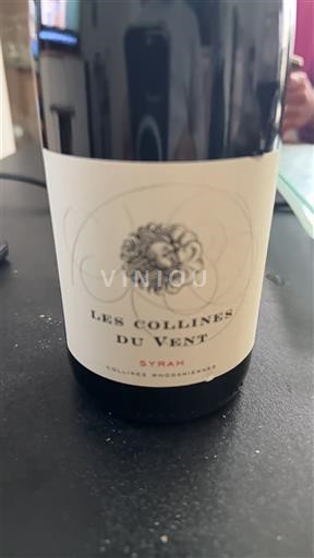 Alpes và các vùng Rhodanien Collines rhodaniennes Les Collines du Vent Syrah Không niên vụ