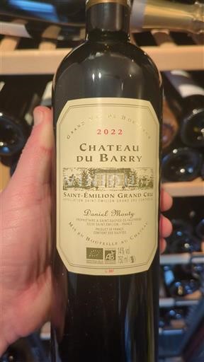 Bordeaux Saint-Émilion Grand Cru Grand Cru Château Barry 2022