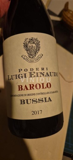 П'ємонт Бароло Poderi Luigi Einaudi Bussia 2017