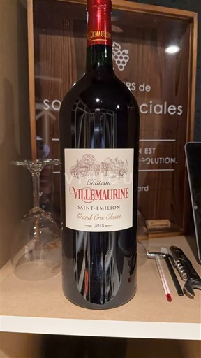 Bordeaux Saint-Émilion Château Villemaurine 2018