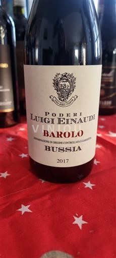 Piemonte Barolo Poderi Luigi Einaudi Bussia 2017