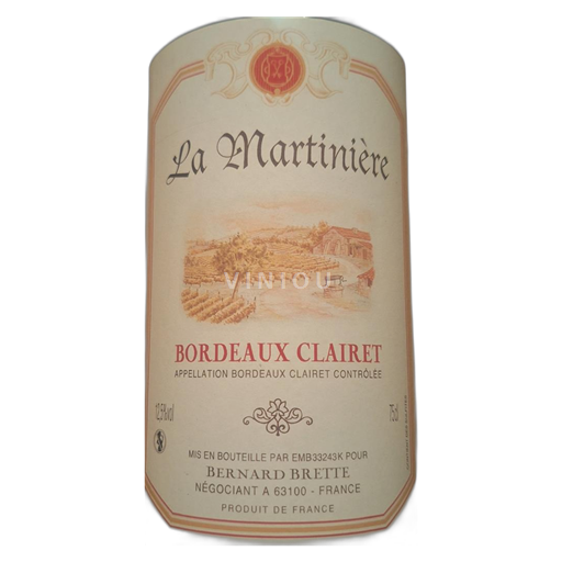 Bordeaux Bordeaux clairet La Martinière 2024