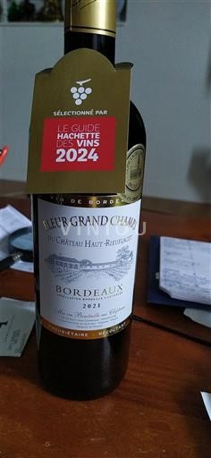 Bordeaux Château Haut-Rieuflaget 2021
