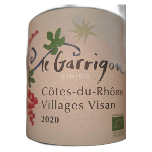 Thung lũng Rhône Côtes-du-rhône-villages Domaine Le Garrigon 2020