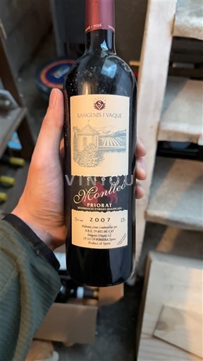 Catalonia Priorat Sangenís i Vaqué Clos Monlleó 2007