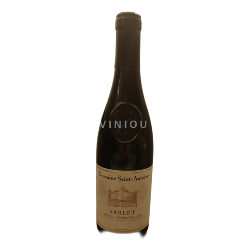 Vin Rouge sec Sablet Domaine Saint-Antoine Non millésimé France Vallée du Rhône Côtes-du-rhône-villages AOC