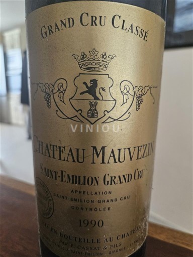 Bordeaux Saint-Émilion Grand Cru Grand Cru Château Mauvezin 1990