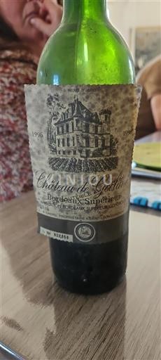 Bordeaux Bordeaux superiore Château Gratot 1996