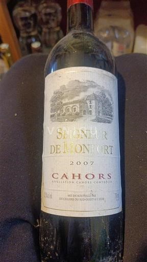 Sydväst Cahors Seigneur de Bonfort 2007