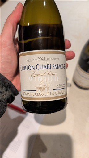 Bourgogne Corton-charlemagne Grand Cru Domaine Clos de la Chapelle 2021