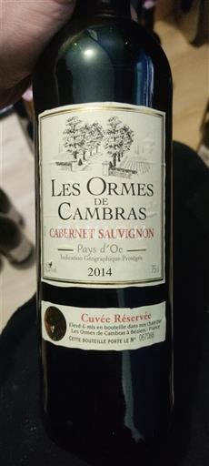 Linguadoca e Rossiglione Paese d'Oc Les Ormes de Cambras Réservée 2014