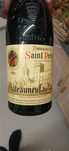 Valle del Ródano Châteauneuf-du-Pape. Domaine Saint Préfert 1999