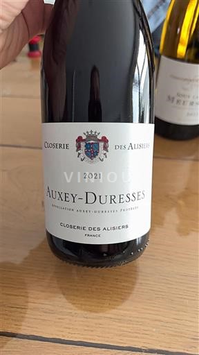 Bourgogne Auxey-duresses Closerie des Alisiers 2021