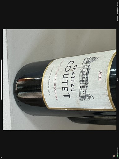Bordeaux Saint-Émilion Grand Cru Château Coutet 2005