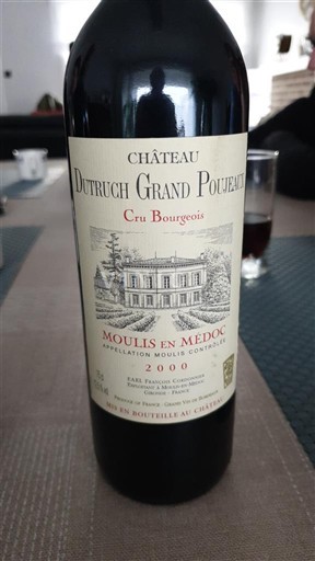 Bordeaux Moulis-en-Médoc Château Truch Grand Poujeaux 2000