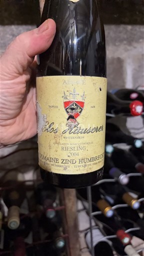 Alsace Riesling Domaine Zind Humbrecht Clos Häuserer 2004