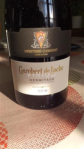 Valle del Ródano Hermitage Cave de Tain - Héritiers Gambert Gambert de Loche 2018