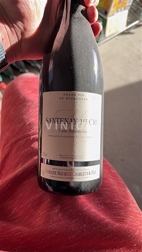 Bourgogne Santenay Premier Cru Domaine Maurice Charleux & Fils Clos Rousseau 2020
