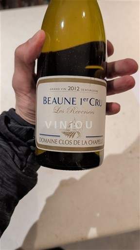 Borgonha Beaune Premier Cru Domaine Clos de la Chapelle Les Reversées 2012