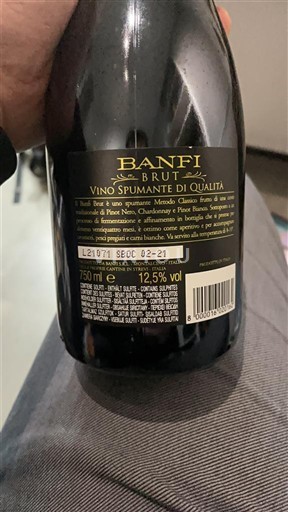 Toscana No especificado Banfi Brut 2021