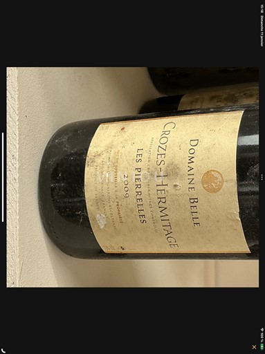 Rhône Valley Crozes-Hermitage Domaine Belle Les Pierrelles 2009