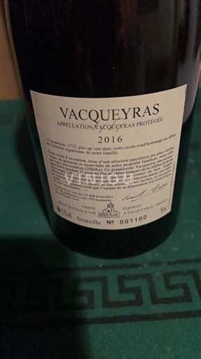 Valle del Rodano Vacqueyras E. Guigal 2016