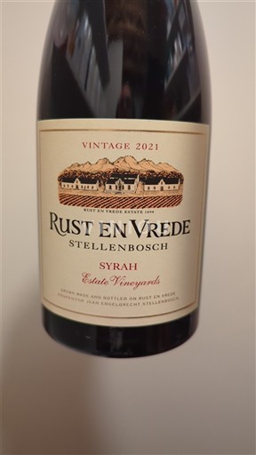 Kustområdet Stellenbosch Rust en Vrede Estate Vineyards 2021