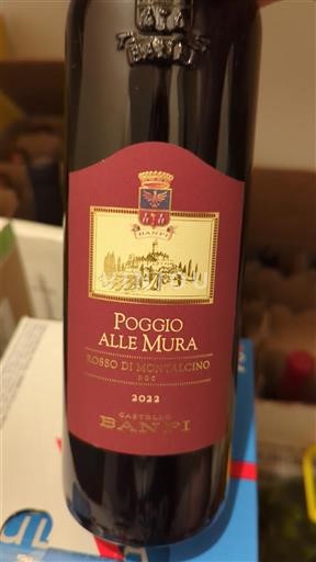 Toscana Rosso di Montalcino Castello Banfi Poggio alle Mura 2022