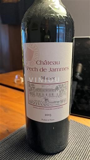 Tây Nam Cahors Château Pech de Jammes Malbec 2013