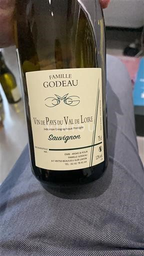 Vallée de la Loire Famille Godeau Sauvignon 2024